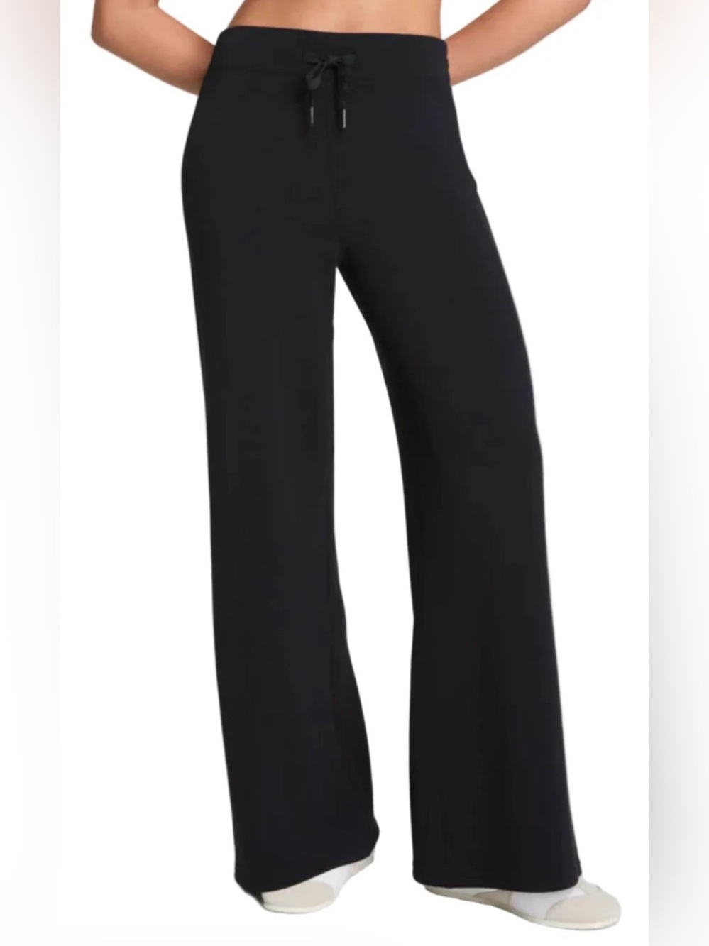 SPANX AirEssentials Wide Leg Pant in Very Black Size XL